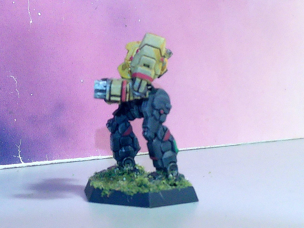 BATTLETECH MONGREL MECH [LONE WOLVES MERCENARIES] (CATALYST, PLASTIC, PAINTED)