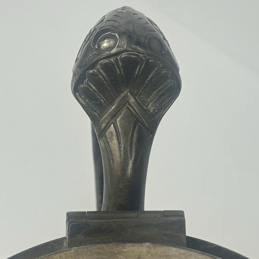 Victorian C. Webster & Sons Quadruple Plate Ice Water Pitcher Monogram “M”