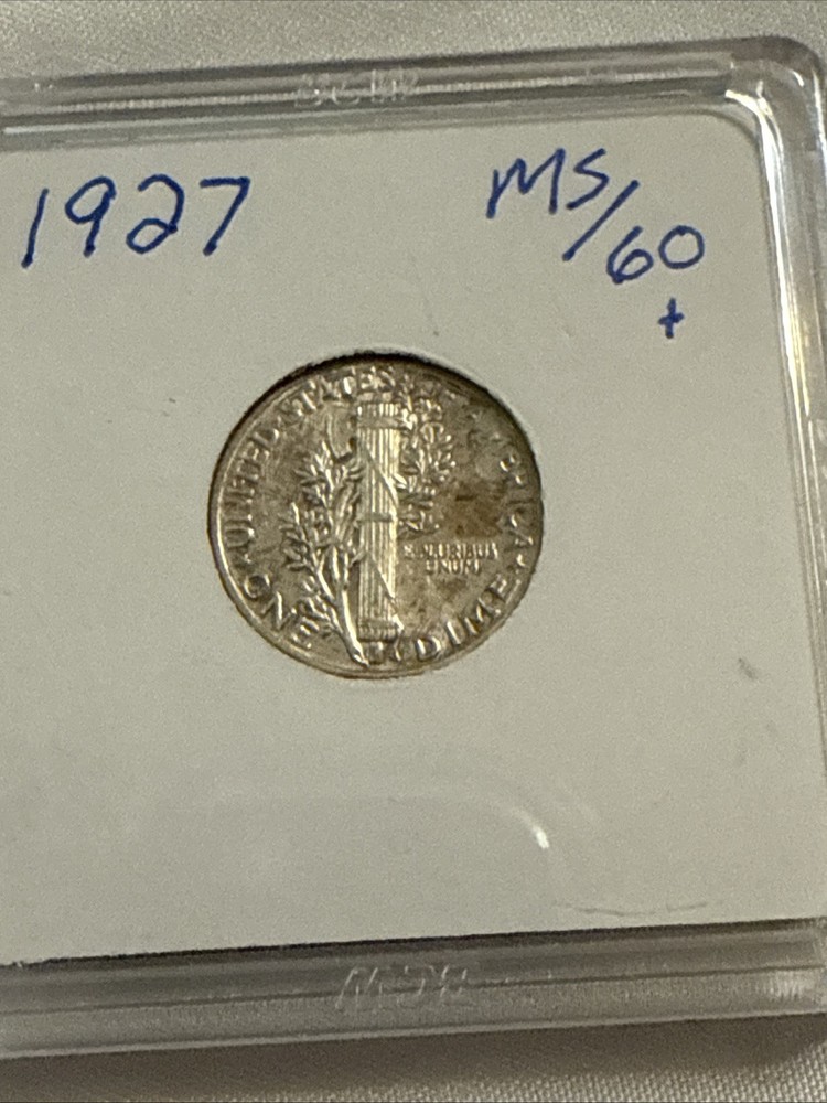 1927 Mint Silver Mercury Dime