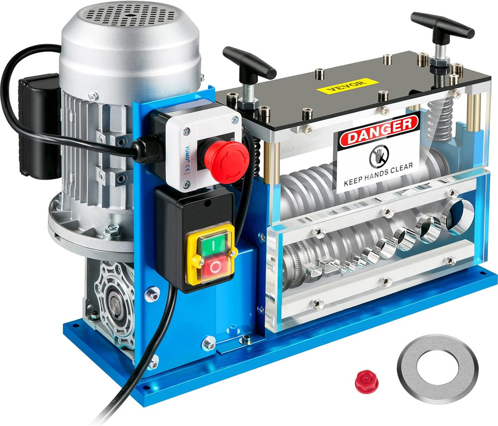 Electric Wire Stripping Machine, 370W 0.06" - 1.5" Automatic Motorized Cable Str