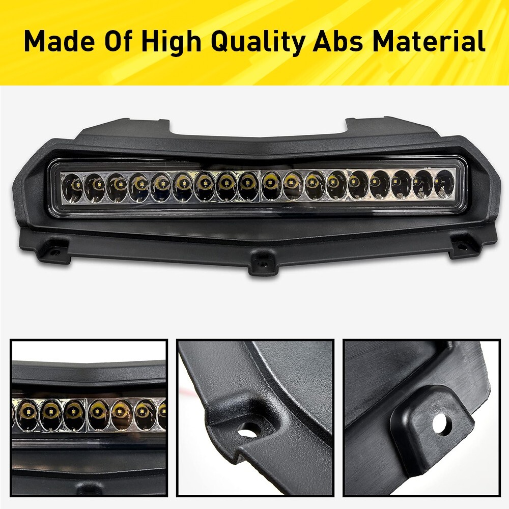 LED Hood Panel Scoop Light for 2021-2024 Yamaha Wolverine RMAX2 & RMAX4 1000