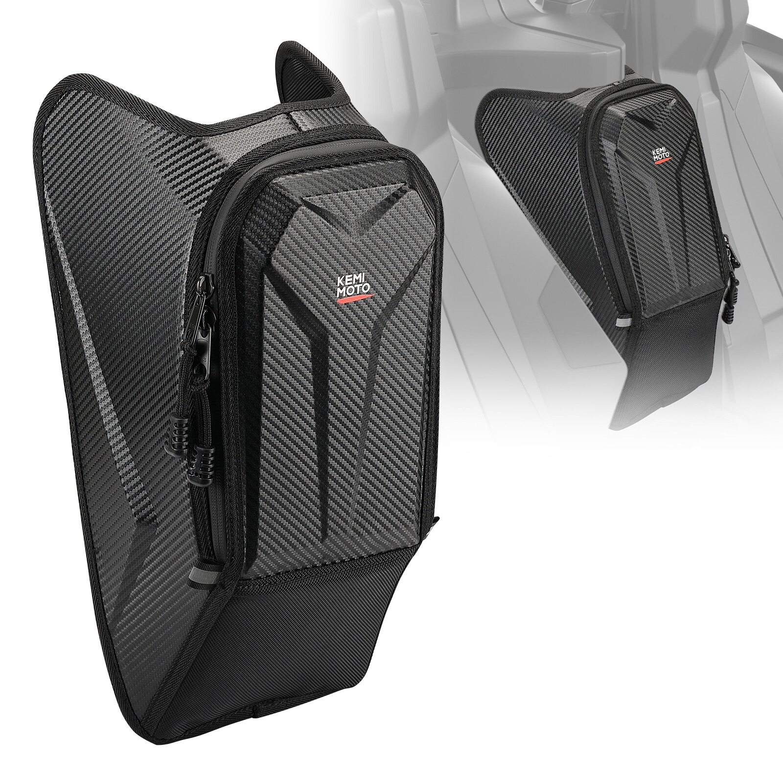 KEMIMOTO 2884992 Center Console Bag Storage For Polaris Slingshot SL S 2020-2023