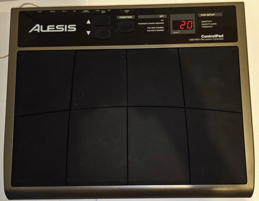 ALESIS ControlPad USB/MIDI Percussion Controller Pad for MIDI & DAW plugins