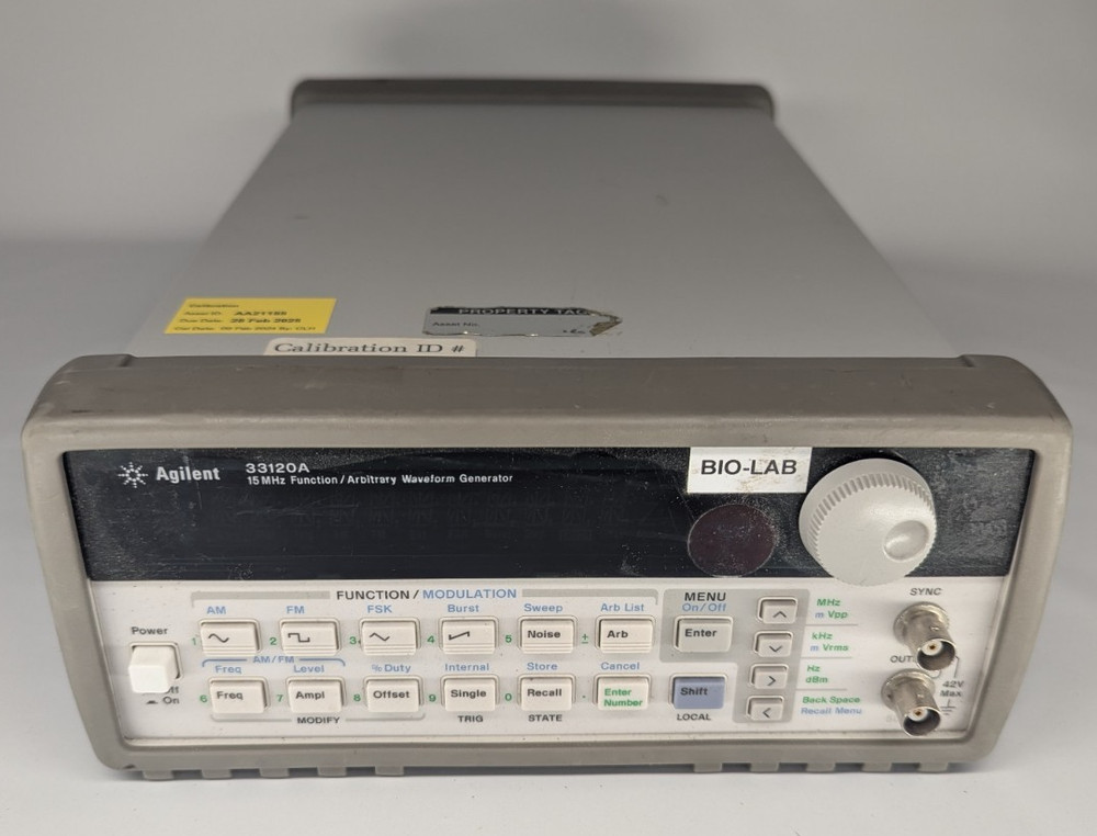 Agilent 33120A Arbitrary Waveform Generator (Missing Handle)