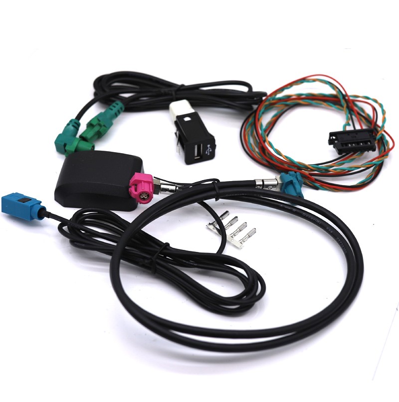 Retrofit CIC Navigation SAT NAV COMBOX cable CID kit For BMW E60 E61 E63 M5 M6 6