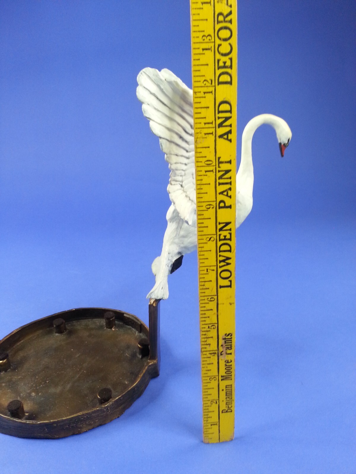 Vintage Art Castings Of Montana Bronze Ron Herron Swan Stand