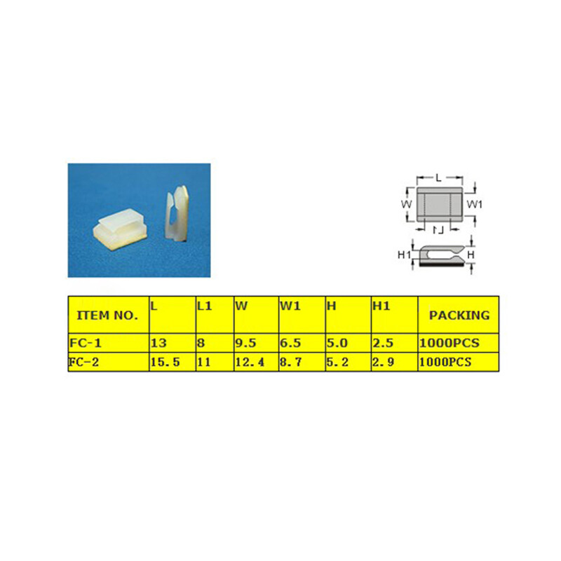 Self-adhesive Cable Clamps Wire Fixing Clip Cable Tie Mounts Wire Management