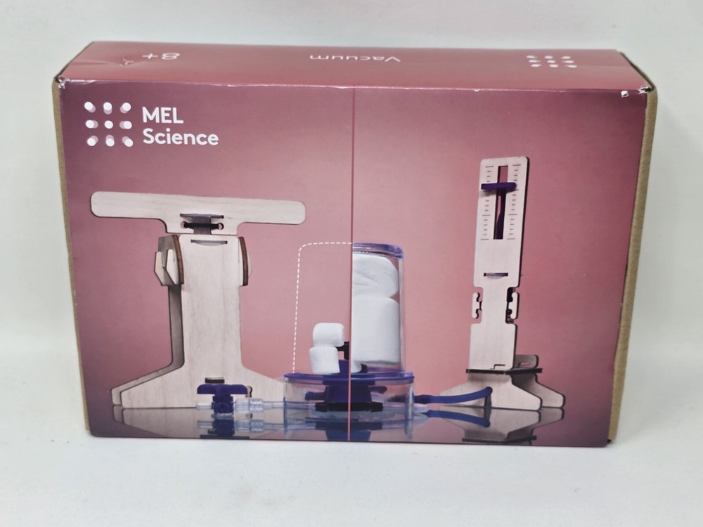 Mel Physics "Vacuum" Set - Vacuum Chamber Science Experiment Kit - Open Box