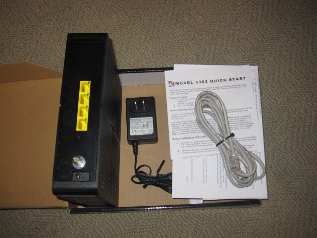 Zoom Cable Modem plus AC1900 Dual-band Wireless-ac Router