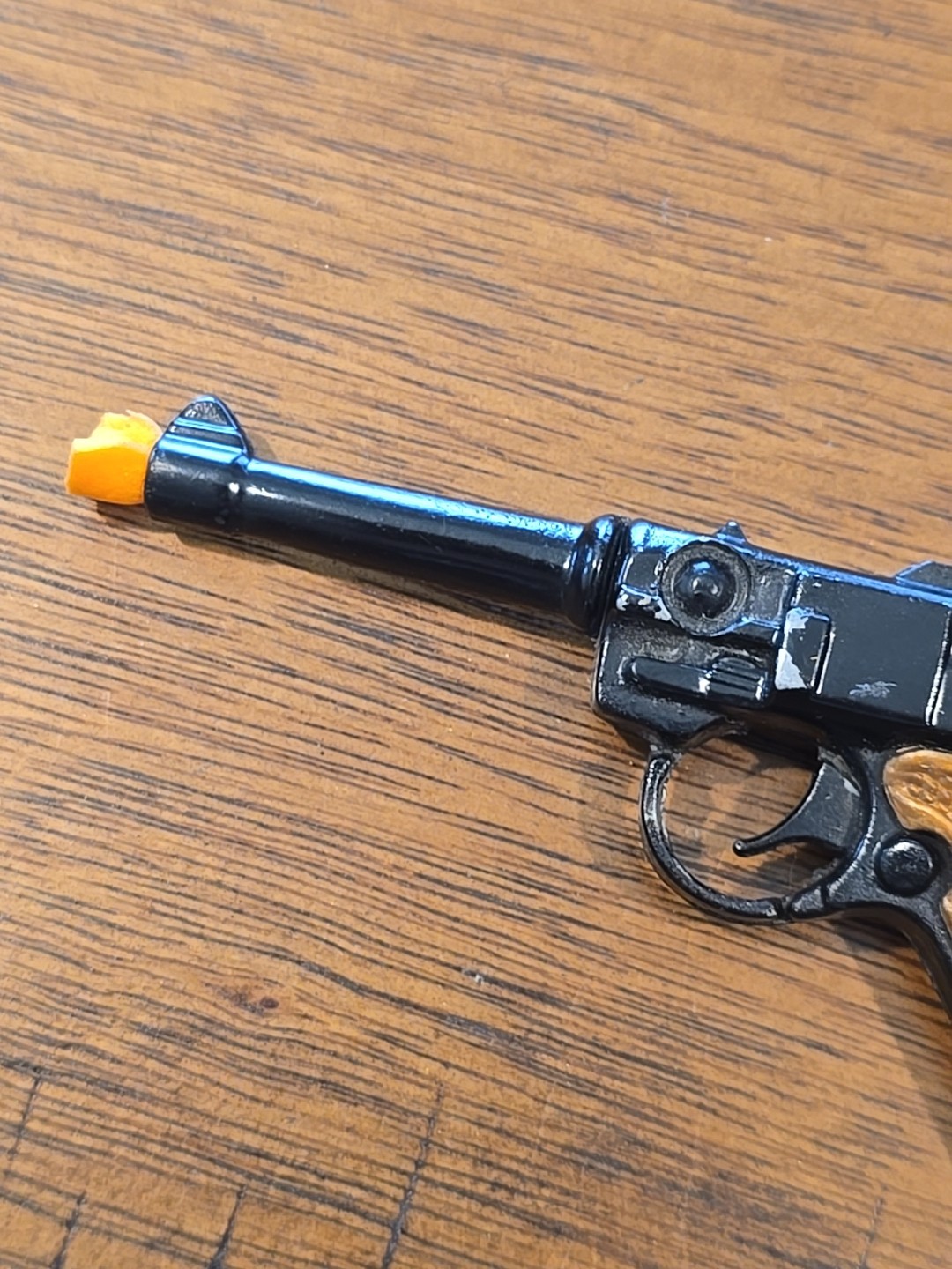 Paratrooper Model 1117 Miniature German Luger Toy Cap Pistol Made in Hong Kong