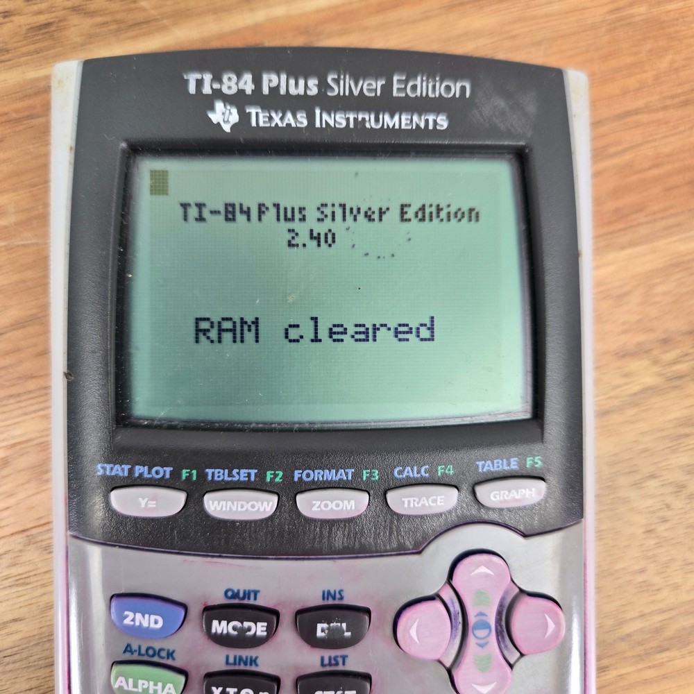 Texas Instruments TI-84 Plus Silver Edition Graphing Calculator Silver Gray Math