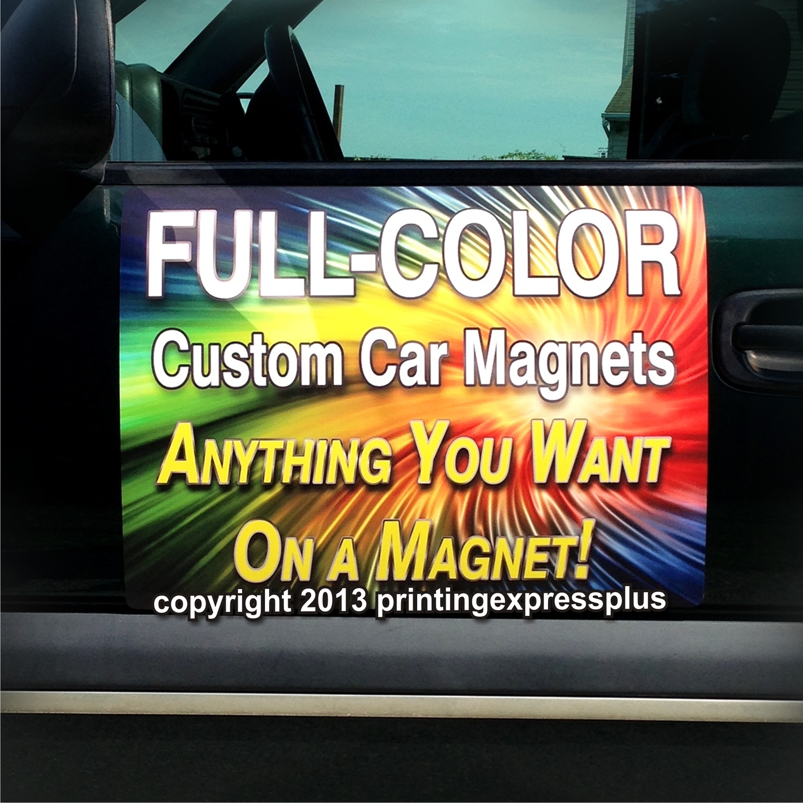 2 - 12x24 Custom Car Magnets Magnetic Auto Truck Signs - Free Design Included!