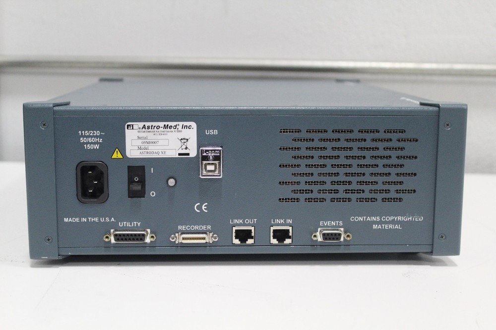 Astro-Med ASTRODAQ XE 8-Inputs Data Acquisition Control System