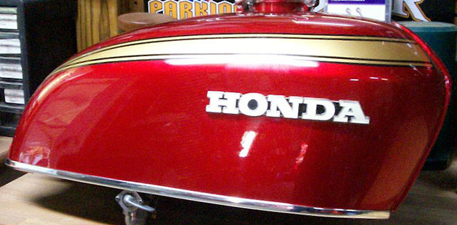 HONDA FUEL/GAS TANK CHROME MOULDING/MOLDING TRIM CB750 CB 750
