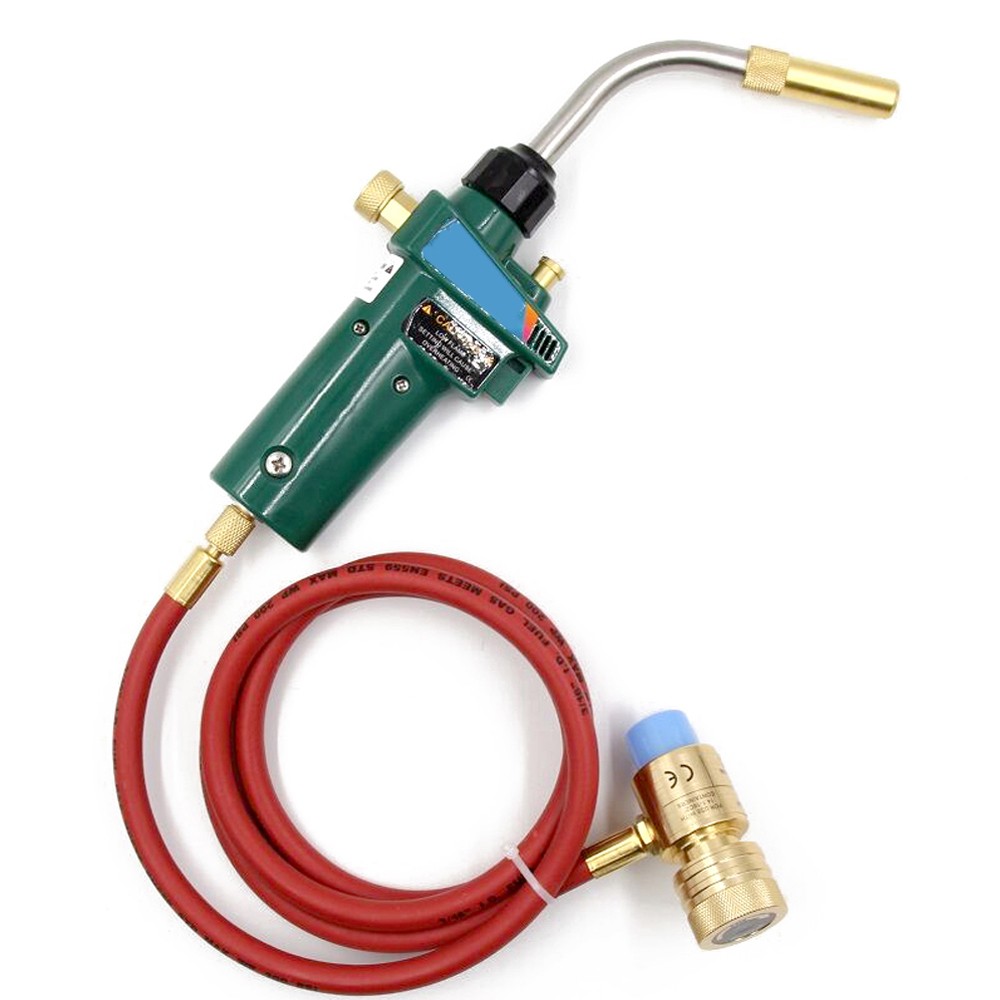 2-Hand MAPP Torch Braze Welding Torches Self Ignition Function