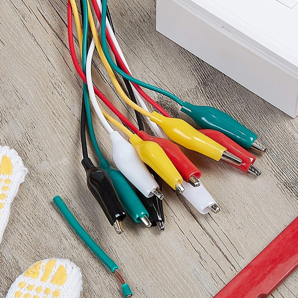 Durable 10-Piece Lead Set - Ideal for Electronics, Prototyping & DIY