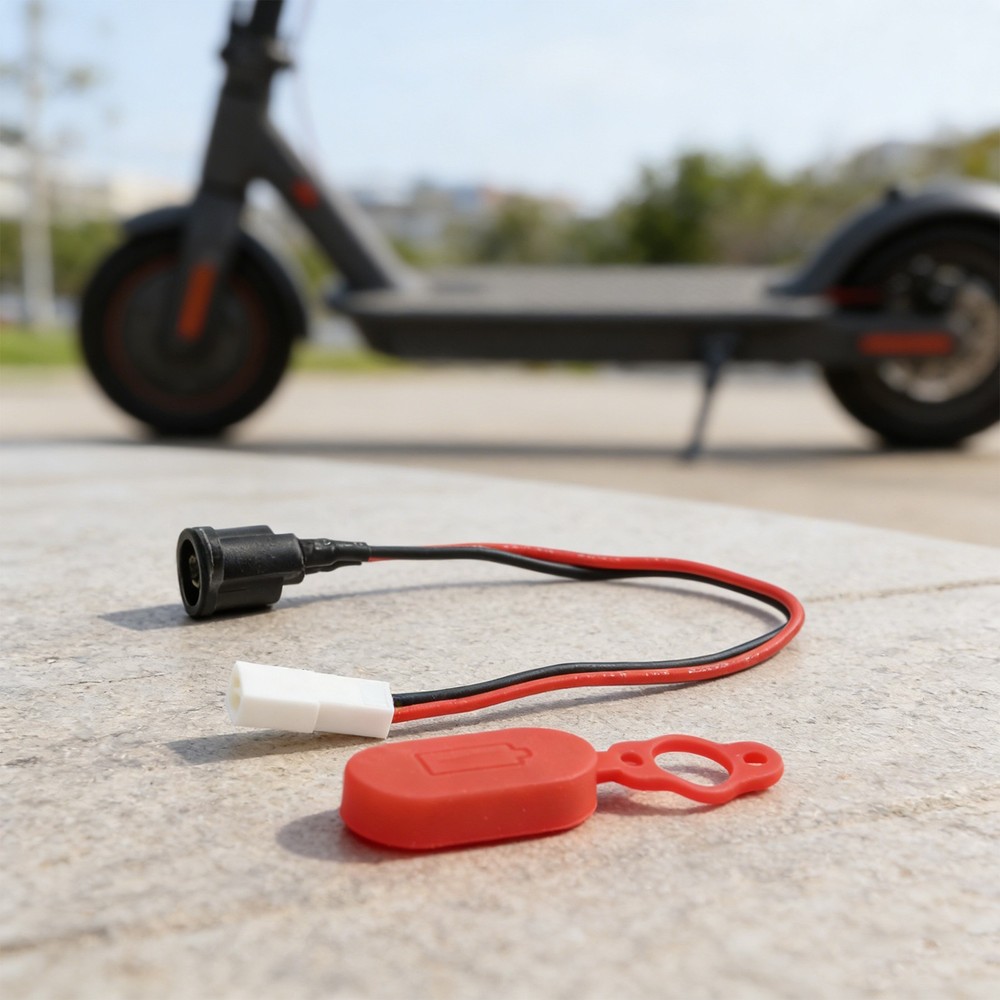 Electric Scooter Charging Port Efficient Charging Ability Flexible Usage