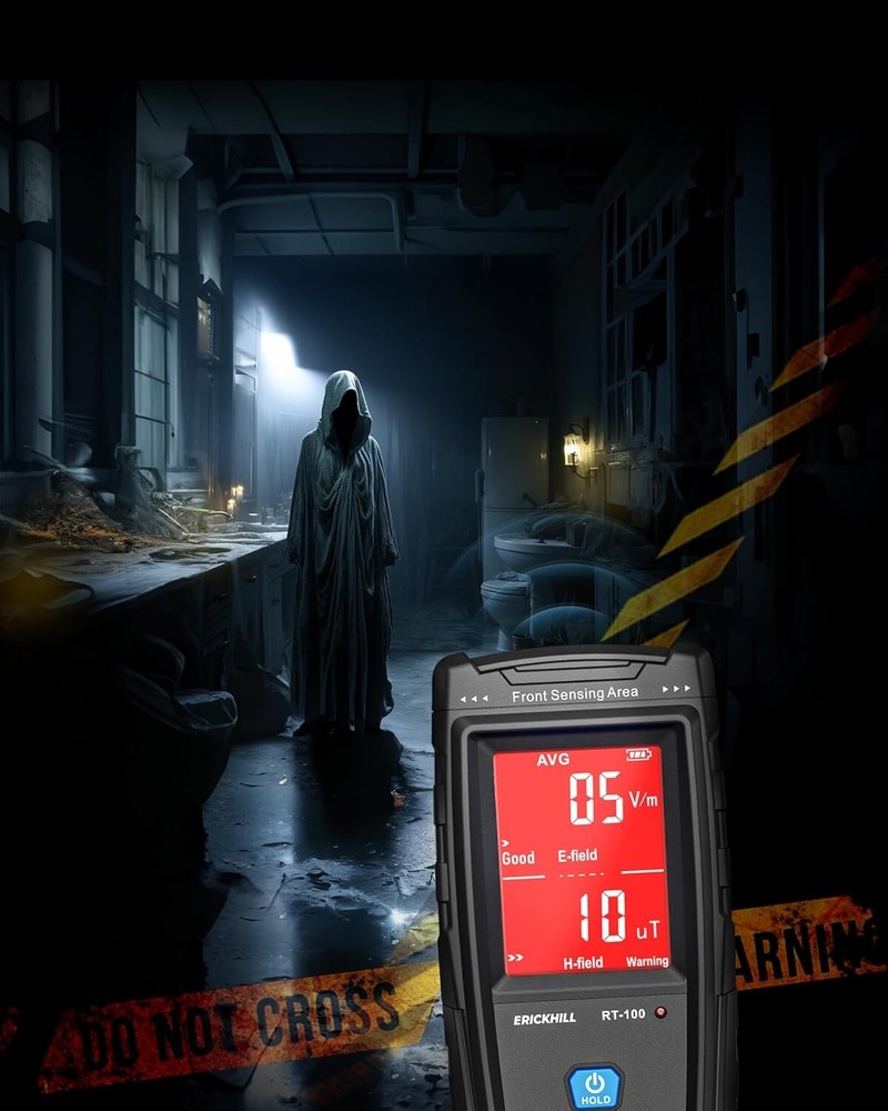 Digital Rechargeable EMF Meter - Versatile Radiation Detector with LCD Display