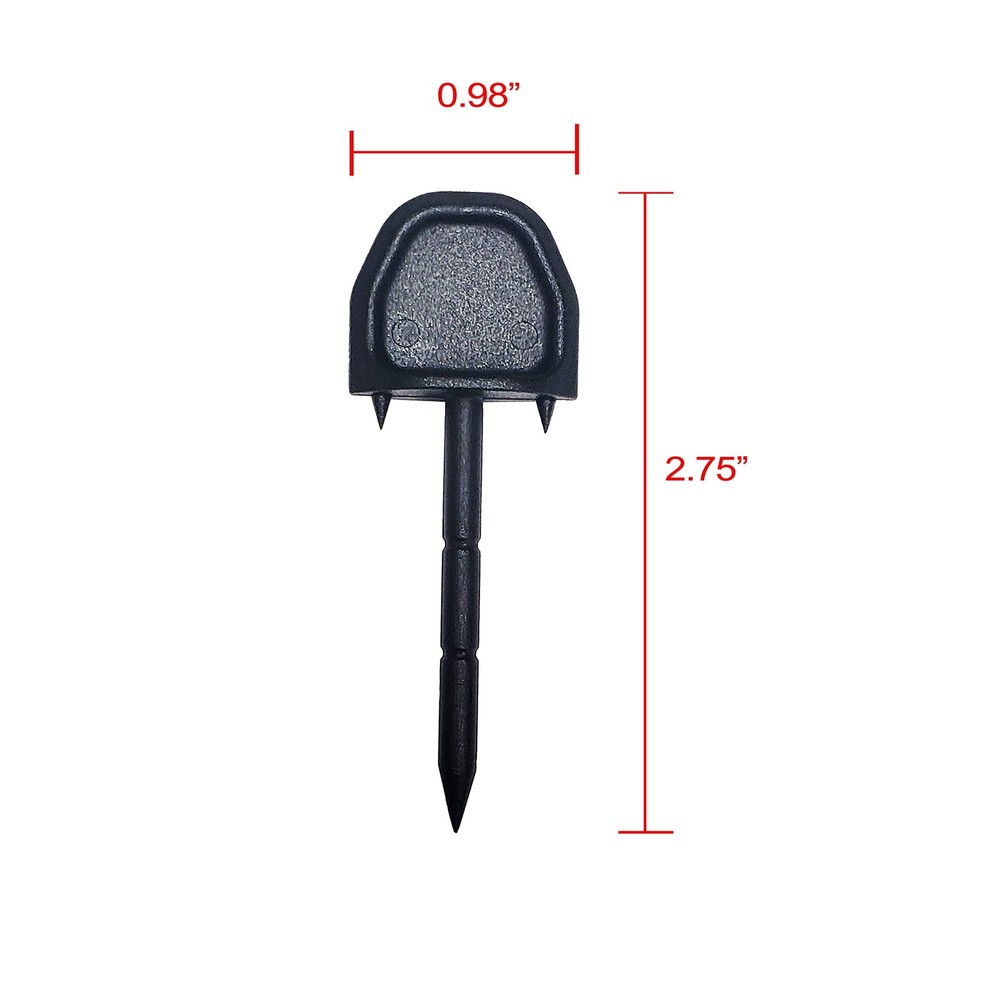 SAS 2-inch Archery Target Face Pins - 4/Pack 2", Black