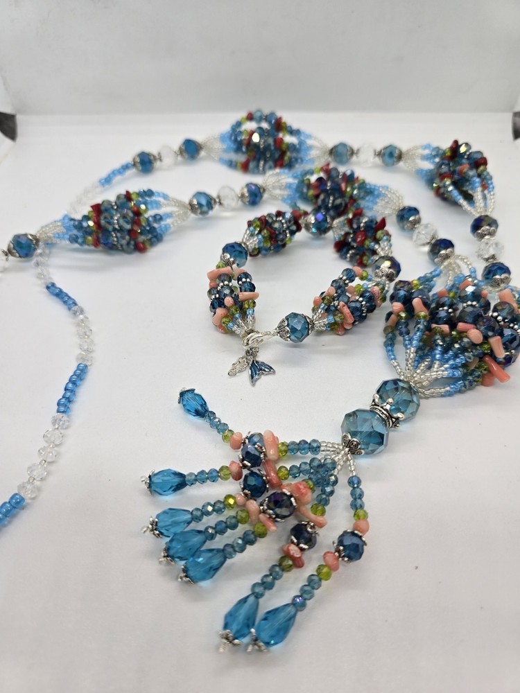 Set de collar e idde orisha YEMAYA Asesu