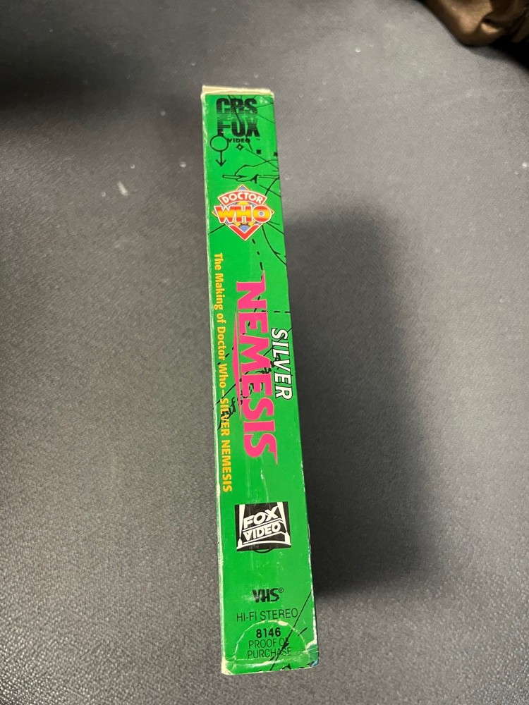 Doctor Who Silver Nemesis VHS 8146