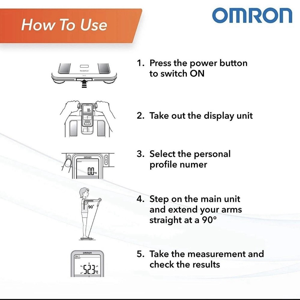 Omron HBF-375 Karada Scan Body Composition