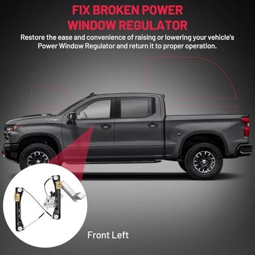 751-538 Power Window Regulator with Motor Front Left Compatible with Buick