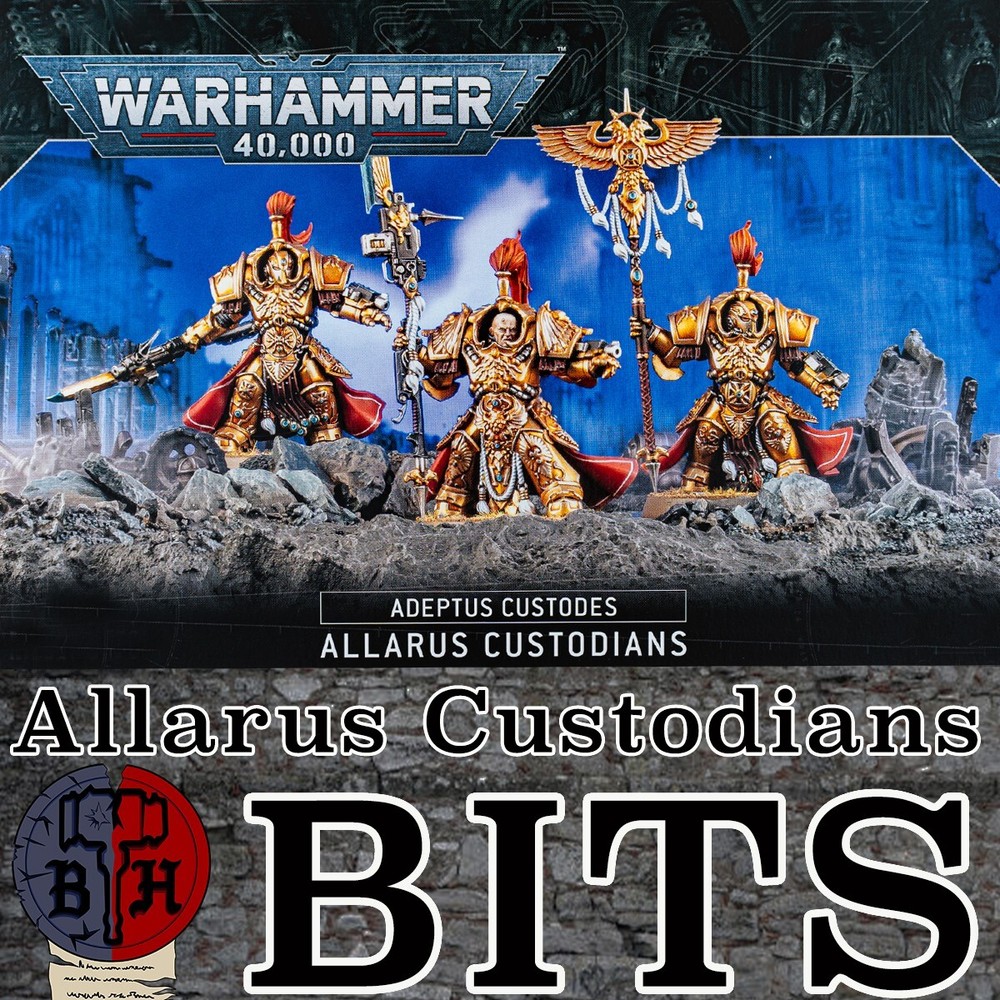 Warhammer 40K Adeptus Custodes Allarus Custodians Squad BITS Games Workshop