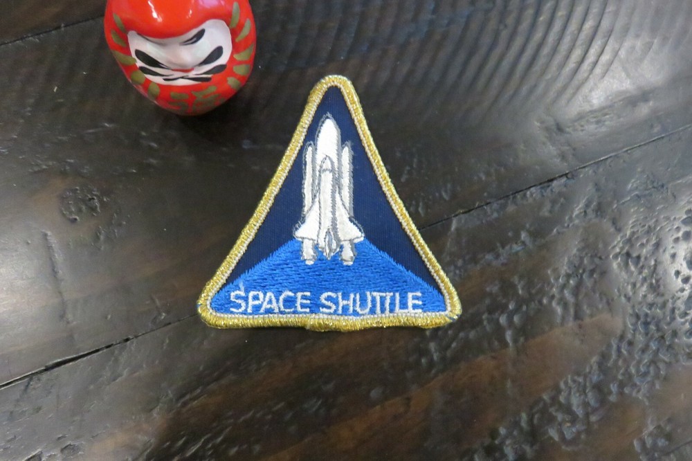 NASA Space Shuttle Patch  Sew On Patch Approx 3"x3" Bullion edge?