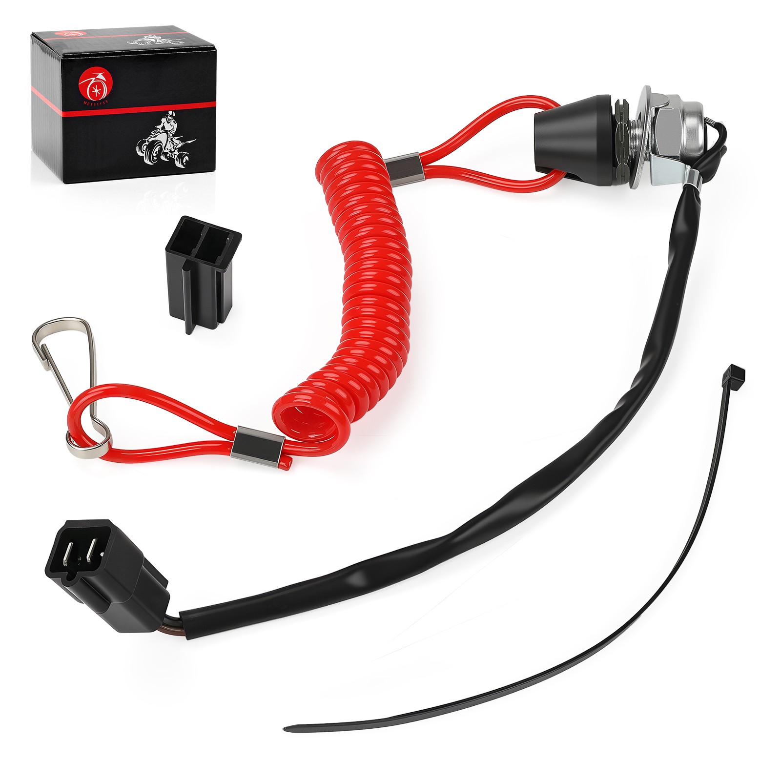 Tether Kill Run Switch For Polaris Snowmobile 440 600 4010187 4010849 2874379