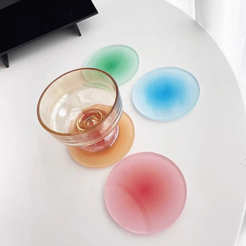 Ins Color Gradient Acrylic Coaster