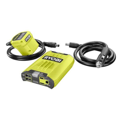 NEW RYOBI 18V 120-Watt 12V Automotive Power Inverter with Dual USB Ports RYi120A