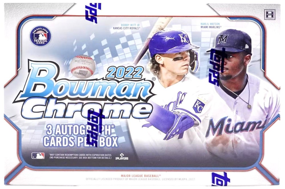 2022 Bowman Chrome Baseball HTA box