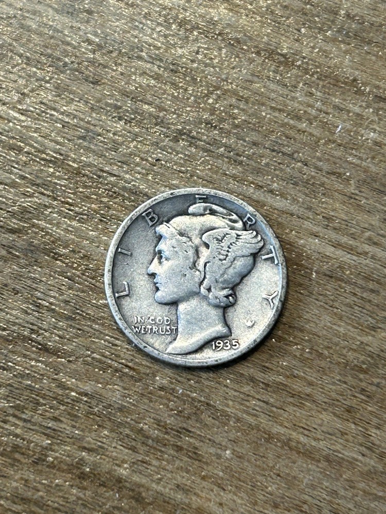 1935 Mercury Dime VG