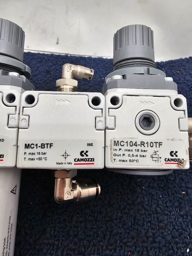 Camozzi MC104-V01TF: Filter Regulator Isolation Valve Soft Start Assembly