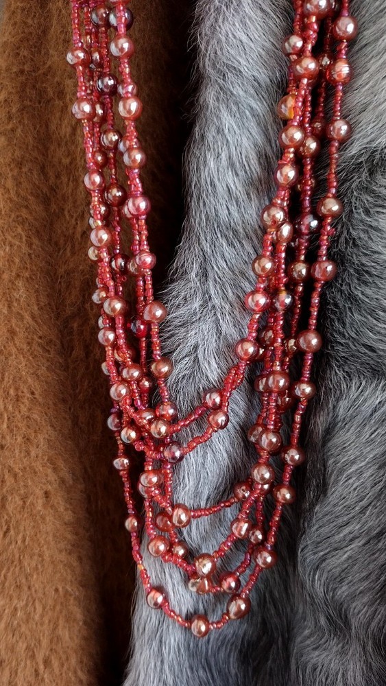 Vintage glass necklace