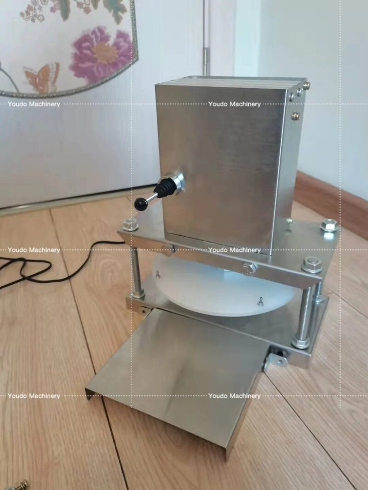 Hand-held Cake Pressing Machine Electric Pizza Dough Press Machine 22cm,