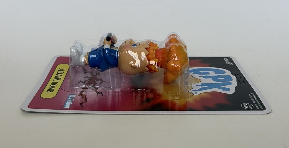 Super 7 Garbage Pail Kids ADAM BOMB (Blue Suit) 5" Reaction Figure GPK
