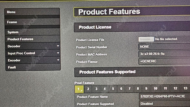 Evertz 5782ITXE-H264P60-IPTV IPTV Encoder Decoder Platform +3RU for 570FR