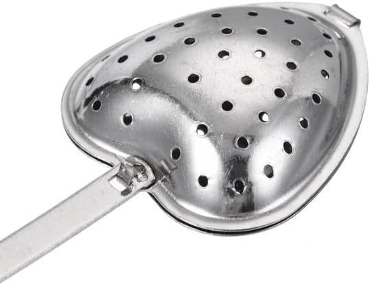 Silver Heart Shaped Tea Strainer with Handle,Tea Strainers Standard,