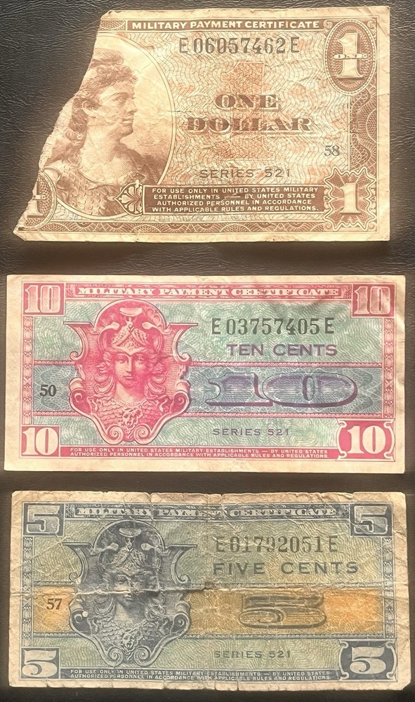 Military Payment Certificates Series 521