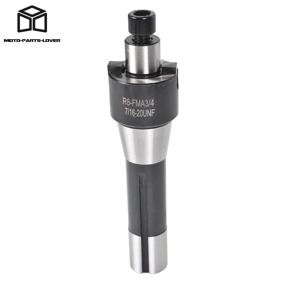 R8 Shank Shell Milling Arbor Adapter Holder For Machine 3/4"