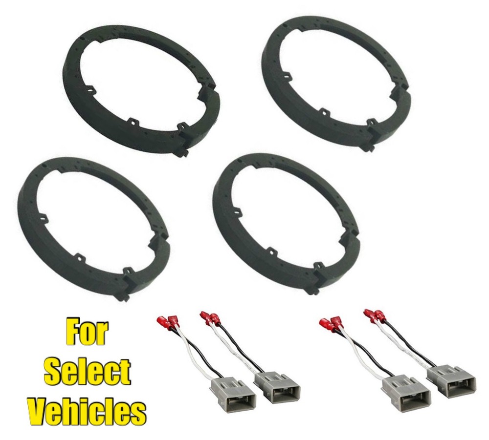 4 (2 pair) 6.5" 6" Car Speaker Install Adapter Combo for some Acura RDX TL TSX