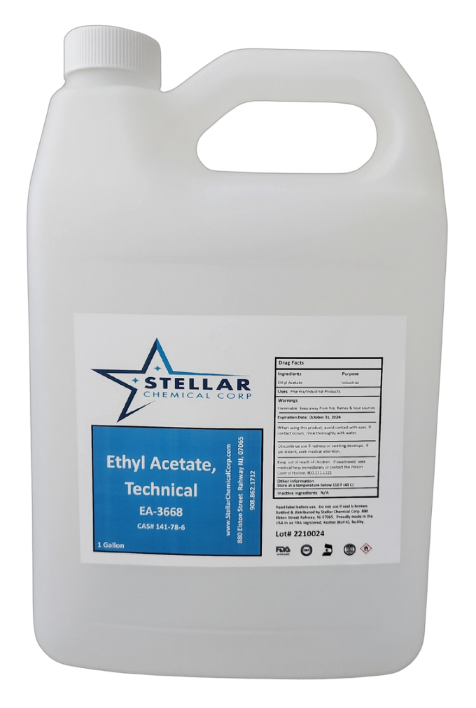 Ethyl Acetate, FCC Grade 99% Pure 1 Gallon
