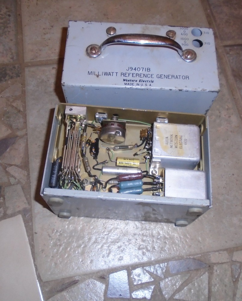 Vintage 1930s WESTERN ELECTRIC Milliwatt Reference Generator J94071B