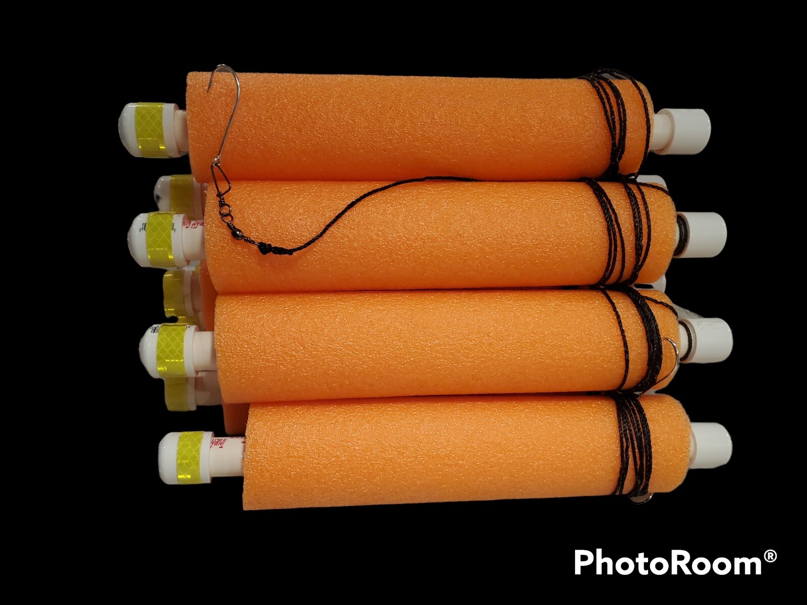 Catfish Jugline Noodle Fishing Jugs Orange lot of 6