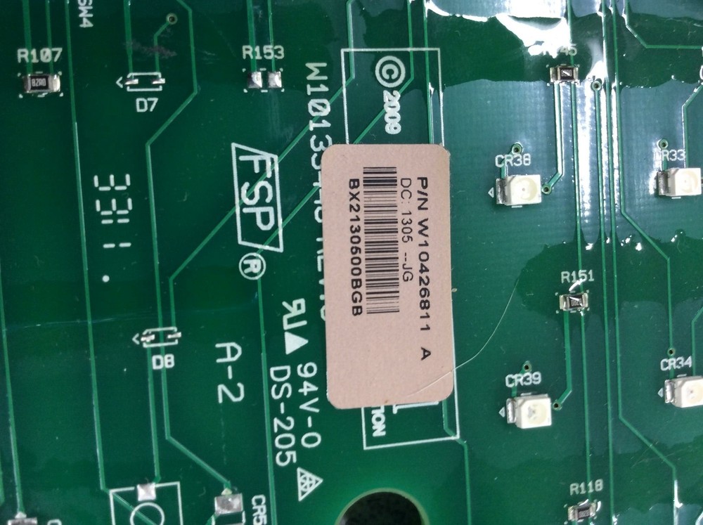 MAYTAG WASHER CONTROL BOARD part# w10426811