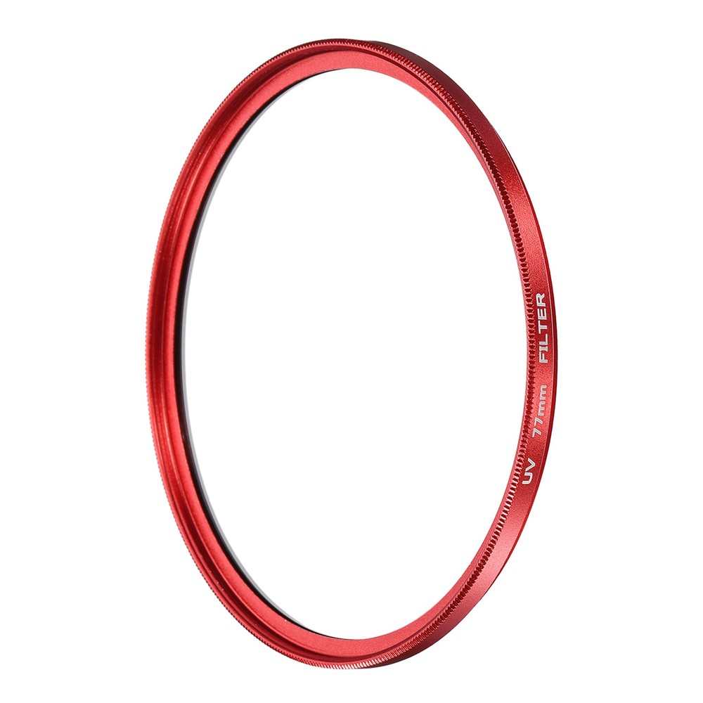 77mm Ultra Slim Lens Filter Multi Coating Camera Len Filter, Red