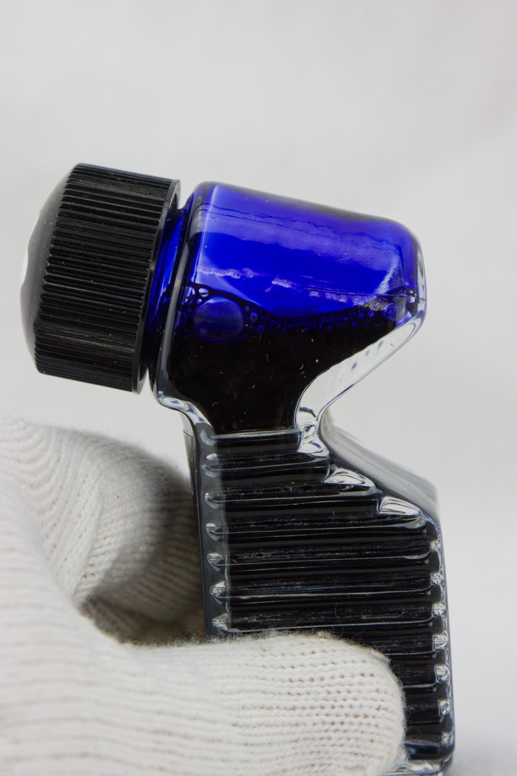 Mont Blanc Fountain Pen Ink, Royal Blue, Vintage, 50ml, ~85% Full