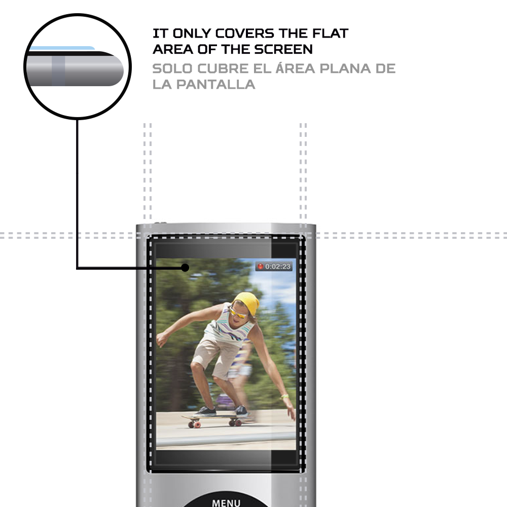 ANTISHOCK Screen protector for Apple iPod Nano 5